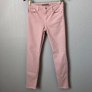 Joe’s Faded Pink Skinny Ankle Jeans Sz 28